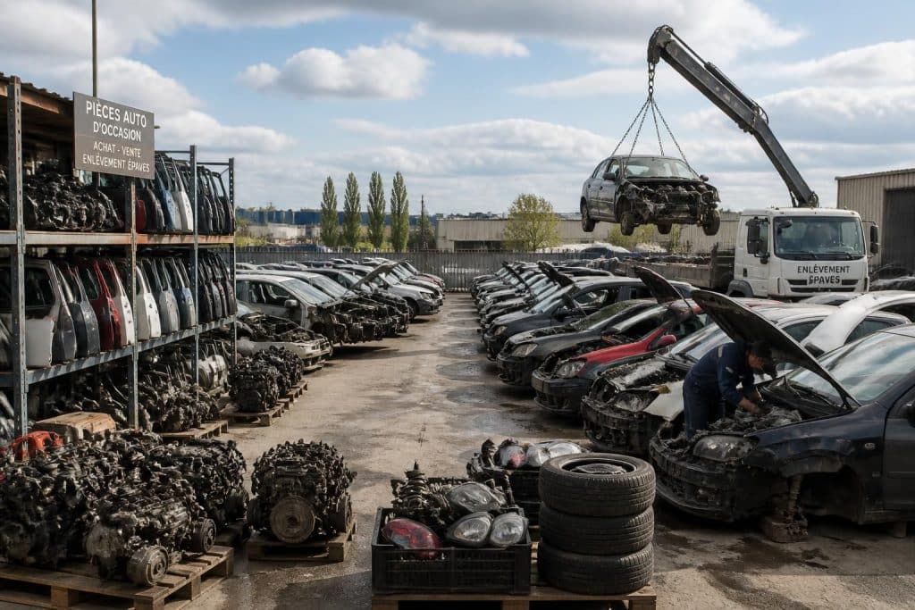 casse 77 propose des pièces auto d’occasion de qualité et un service d’enlèvement d’épave rapide en seine-et-marne. trouvez facilement les pièces dont vous avez besoin et débarrassez-vous de votre véhicule hors d’usage en toute simplicité.
