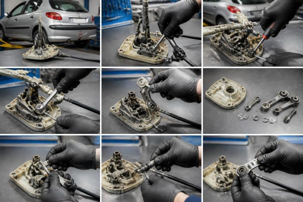 découvrez un guide détaillé pas à pas pour le démontage de la tringlerie de boîte de vitesse sur peugeot 206, idéal pour les passionnés de mécanique et les réparations diy.